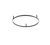 Lámpara LED de techo Ideal Lux Oracle Slim Ø 70 cm negro 3000 K