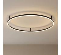 Lámpara LED de techo Ideal Lux Oracle Slim Ø 90 cm negro 3000 K