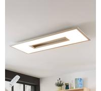 Lámpara LED de techo Lucande Durun, 96 cm, atenuable, CCT, angular