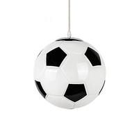 Lámpara LED de techo moderna, candelabro de interior Simplicidad moderna Lámpara colgante de vidrio de fútbol E27 Lámpara colgante de suspensión Arte creativo Habitación infantil Lámparas colgantes de