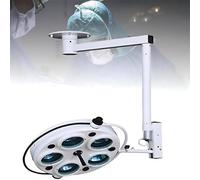 Lámpara LED de techo para exámenes médicos quirúrgicos de 25 W, sin sombras, rotación de 360 grados, temperatura de color ajustable, para cirugía dental, otorrinolaringológica y veterinaria.