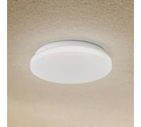 Lámpara LED de techo para exterior Lindby Kirkola, 3000 K, Ø 26 cm, blanca