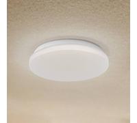 Lámpara LED de techo para exterior Lindby Kirkola, 4000 K, Ø 26 cm, blanca