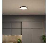 Lámpara LED de techo Paulmann Amalie atenuable en 3 niveles, color negro