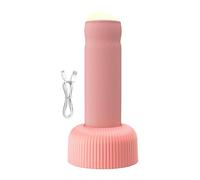 Lámpara LED de tracción - Luz nocturna recargable de 1200 mAh, 9,2 x 19,3 cm, iluminación ambiental suave, columna decorativa, brillo de bajo consumo, batería de larga duración, diseño compacto