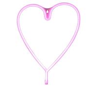 Lámpara LED decorativa Corazón (Corazón neon, Multicolor, L x An x Al: 8,5 x 29,5 x 24 cm, Funcionamiento en red)