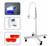 Lámpara LED Dental de 21W, luz blanqueadora, soporte de suelo, máquina de blanqueamiento Dental, dispositivo acelerador 9000MCD BLANCO