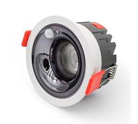 Lámpara LED empotrada de Techo con Sensor de Movimiento y Sensor de Polvo y Amanecer, Foco de iluminación descendente Activado, lámpara empotrada con Temporizador para Pasillo y Escalera.