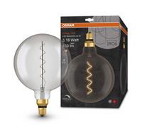 Lámpara LED Filamento G200 Globo 4,8W =16W E27 Cristal Ahumado Cálido Regulable [EEK: G]