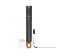 "Lámpara LED ""FLX1200-C"", rechrg., res. chcs, aluminio., 4 mdes + SOS, zoom