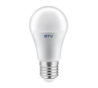 Lámpara LED GTV bombilla E27 3000K blanco cálido, brillante - sin parpadeo, duradera - para iluminación LED en oficina y taller