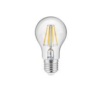 Lámpara LED GTV filament E27 opal 4000K blanco neutro, brillante - sin parpadeo, duradera - para iluminación interior en casa y oficina