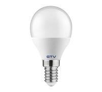 Lámpara LED GTV vela E14 3000K blanco cálido - sin parpadeo, duradera - para iluminación LED en casa