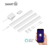 Lámpara LED inteligente para debajo del armario SIRIS blanco mate Controlador