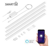Lámpara LED inteligente para debajo del armario SIRIS blanco mate Controlador