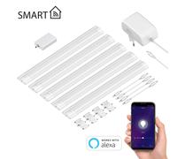 Lámpara LED inteligente para debajo del armario SIRIS blanco mate Controlador