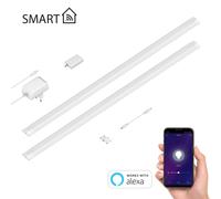 Lámpara LED inteligente para debajo del armario SIRIS blanco mate Controlador