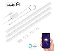 Lámpara LED inteligente para debajo del armario SIRIS blanco mate Controlador