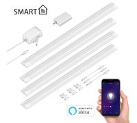 Lámpara LED inteligente para debajo del armario SIRIS blanco mate Controlador