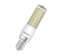 OSRAM LED Superstar T Slim E14 regulable, luz blanca cálida de 2700 K, equivalente a 60 W.