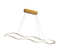 Lámpara LED lineal para isla de cocina, luces colgantes de metal nórdico, lámparas colgantes modernas LED para comedor, sala de estar, cocina, oficina, tienda, bar, cafetería, lámpara colgante de