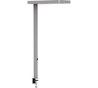 Lámpara de mesa LED con sensor MAULjuvis, plateada, 120 cm, atenuable, base con