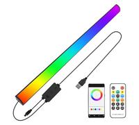 Lampara LED Monitor RGB, Lámpara LED USB para Escritorio de Monitor, Control Remoto, Barras De Luz con Remoto, RGB Luces Gaming, para PC, Gaming, Decoración de Habitaciones