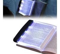 Lámpara LED multifuncional de lectura de visión nocturna de panel plano, luz de libro plana, folletos para leer en la cama por la noche, luz de lectura estilo marcapáginas, regalos divertidos para