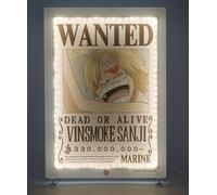Lampara led neon teknofun madcow entertainment wanted one piece sanji 40 cm