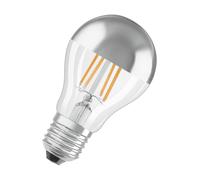OSRAM LED E27 Mirror silver 4W 2.700K EC:EPREL:523203