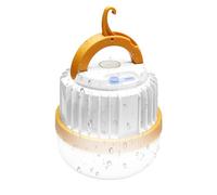 Lámpara LED para acampada, linterna de camping recargable con mango retráctil, plegable para senderismo, al aire libre mercados nocturnos trabajo nocturno