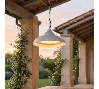 Lámpara LED para exteriores colgante Ø 25 cm Altura: 73 cm IP54 Luz blanca cálida 3000 K 640 lm Aluminio Lámpara colgante moderna Lámpara colgante para exteriores