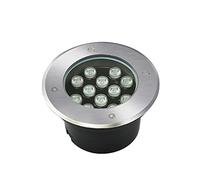 Lámpara LED para Exteriores, Foco LED de Suelo de 12 W - Luces para Exteriores Impermeables IP67, lámpara empotrable de 12 V/24 V para iluminación de escaleras y pasillos Exteriores, Haz ama