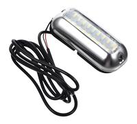 Lámpara LED para Pecera Sumergible, Acero Inoxidable Plata | Acuario y Plantas Acuáticas, Ahorro Energético, Ligera, Restaura Color, Uso Agua