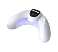 Lámpara LED plegable para uñas, secador UV en forma de U, función de temporizador, diseño eficiente de secado rápido, construcción compacta portátil, herramienta de cuidado de uñas para escritorio