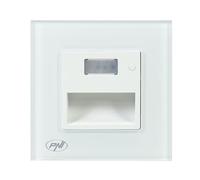 Lámpara LED PNI WL100 para iluminación de escaleras, montaje empotrado, con sensor de movimiento, sensor de luz, color de luz ajustable, intensidad de luz ajustable, modo noche, modo día, 1,5 W