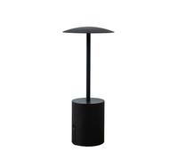 Lámpara LED Rocket recargable y regulable negra