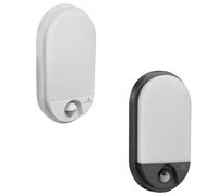 Maclean Energy MCE340 Lámpara LED con Sensor de Movimiento por Infrarrojos GR 1100lm 15W IP54 Color Gris, Blanco Natural (4000K) (Blanco)