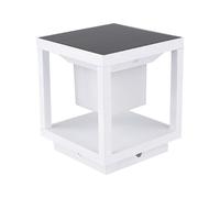 1 pz LED Solar Pillar White Body 3000K