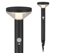 Luz exterior solar con sensor de movimiento y sensor de oscuridad IP44 [EEK: A]