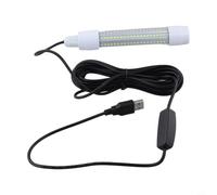 Lámpara LED subacuática blanca de los pescados 13W carga USB (- 126 - luz blanca)