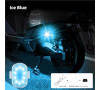 Lámpara LED Táctil para Coche y para moto ABS Compacta Lámpara(Ice blue) | Material ABS , tamaño para compacto 4.1cm, activación táctil sensible, uso universal