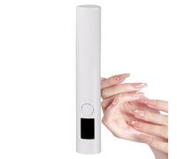 Lámpara LED UV para uñas, mini luz de mano, dispositivo de viaje inalámbrico, lámparas ligeras de ajuste rápido, gel de un solo dedo para curar regalo de San Valentín, cuidado activo de las uñas para
