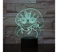 Lampara LED Videojuego Metroid Cambia Color USB Luz nocturna y decoración