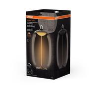 Lámpara LED vintage de 1906, ovalada, elíptica gra 4058075836341