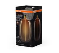 Lámpara LED vintage de 1906, ovalada, elíptica gra 4058075836402