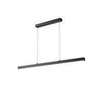 Lámpara lineal LED, lámpara colgante para mesa de billar, lámpara de techo para isla de cocina, iluminación colgante regulable para comedor, oficina, luz tricromática Iluminación colgante lineal de s