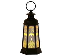 Lámpara Linterna Retro - Decoración Estacional De Castillo Con Diseño Hexagonal - Lámparas De Luz De Luna,Para El Dormitorio El Estudio Jardín Interior Hogar La Fiesta Exterior Y La Mesa