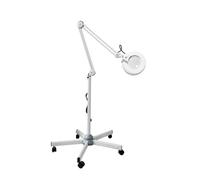 Lampara Lupa LED Estetica, 5 x lámpara Lupa LED en pie 5 Ruedas/en Mesa
