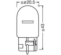 Lámpara, luz intermitente OSRAM 7504 para MG ZT 2 2002-2003
